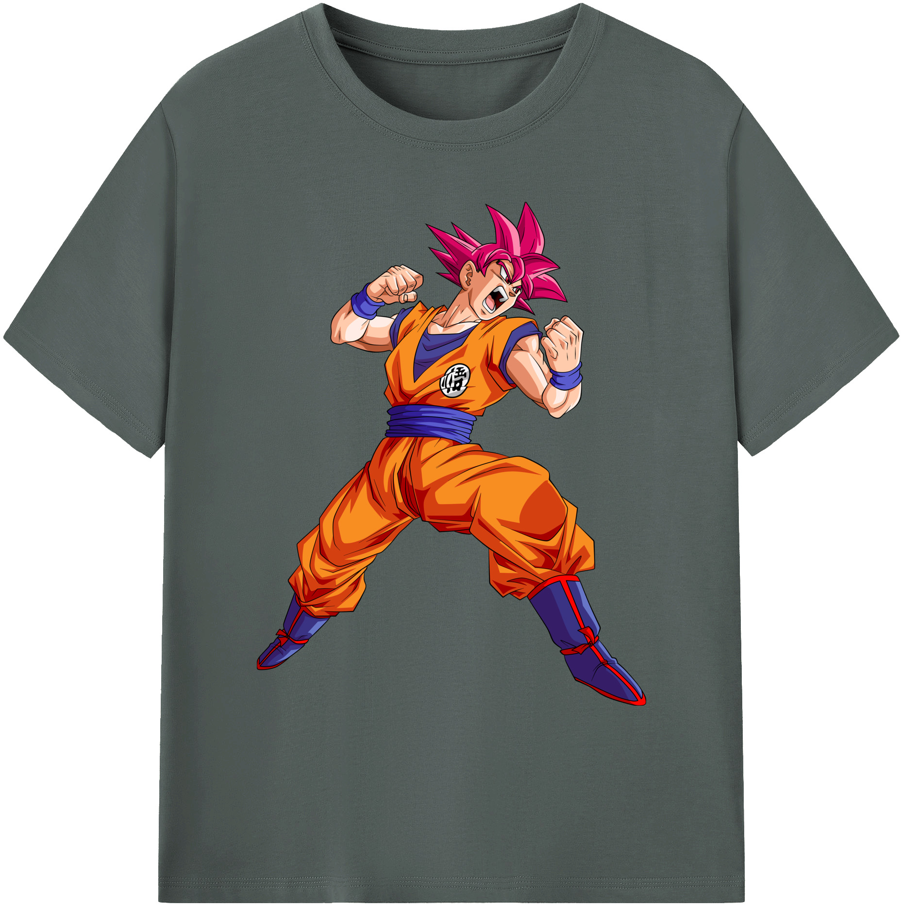 （画像用） ドラゴンボール 孫悟空（そん ごくう）Son Goku カカロット DRAGON BALL Kakarotto 綿100％ メンズ半袖Tシャツ｜肌触りやわらか＆通気性